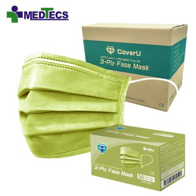 China All Palm Green Face Mask Medical Supply Masks for sale