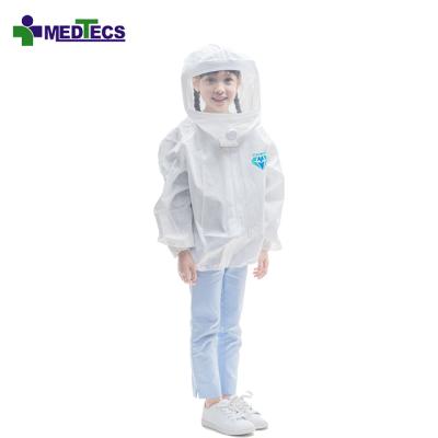 China Comfortable To Wear And Has Good Air Permeability New Design Yellow PVC Hazmat Suit Suits Blue Band Traveler for sale