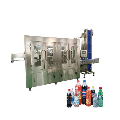 China 6000bph Beverage PET Glass Bottle Carbonated CO2 Soft Drinks Water Filling Machine /Carbonated Soft Drinks Bottling Line Price for sale