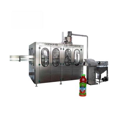 China Beverage washing filling capping 3 in 1 juice filling machine/line/unit for plastic bottle for sale