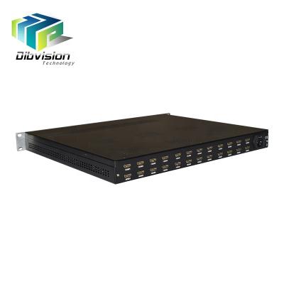 China Digital TV Head-end System 24 in 1 hd to isdb-t rf modulator h.265 encoder for coaxial cable distribution for sale