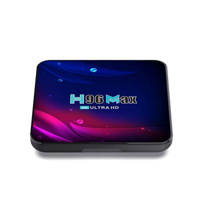 China Dual Band Smart BOX 2.4G 5G WIFI OTT TV ROM 4K Android 11 TV Quad Core 2G 4G RAM 16G 32G 64G Dual Band Support 4K Daqu H96 max V11 RK3318 for sale