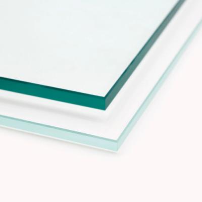 China Modern Chinese Manufacturer Low-iron 6mm Full Flat White Colorless Tempered Float Glass for sale