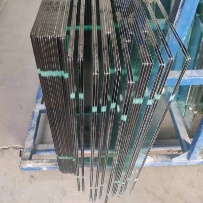 China 10mm 6mm 8mm Modern Clear Polished Edge Tempered Glass Cost Per Sq Ft for sale