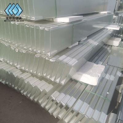 China Modern construction low iron frosted U-shaped glass for sale