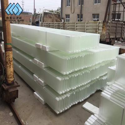 China U Channel Modern Tempered Glass U Channel Glass For Exterior Wall Of Toughened U Building Glass for sale