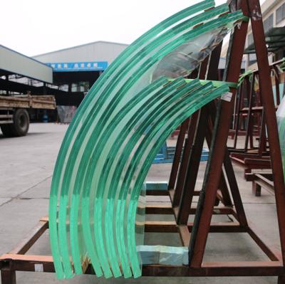 China Contemporary Chinese Manufacturer Architectural Glass Tempered Curved Safety Glass for sale