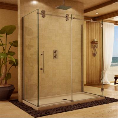 China Hot Sale Modern Bathroom Shower Room Prefab Tempered Glass Sliding Shower Room for sale