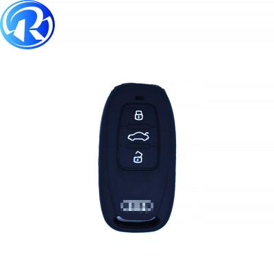 China Other Wholesale Soft Silicone Car Key Cover Key Wear Resistant Protector For Audi for sale