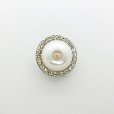 China New Fashion Viable Accessories Designer Fashion Alloy Coat Leg Fancy Round Bead Fancy Round Sewing Button for sale