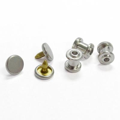 China New Style Nut Spike Stud Press Nail Nickel Free Jeans Rivet Buttons Custom Rivet for sale