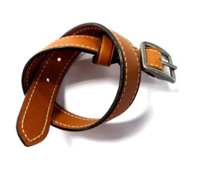 China Other Custom Strap Webbing Real Leather Belt For Sleeve Coat for sale