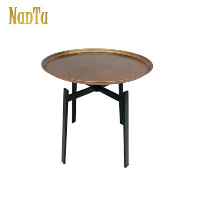 China Customized commercial coffee table Nordic coffee table side table iron small sofa side table for sale