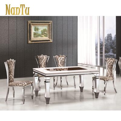 China OEM New Hot Sale Dining Room Furniture Luxury Dining Tables, Dining Room Sets for sale