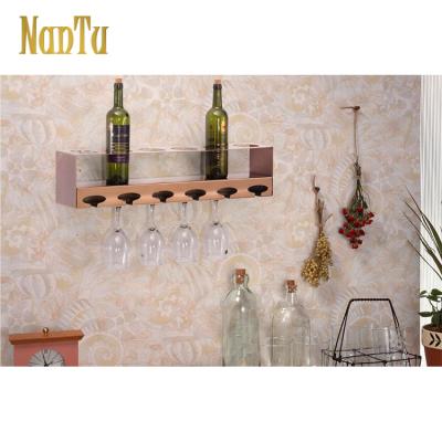 China Stemware Stainless Steel Wine Rack Hanging Wine Glass Rack for sale