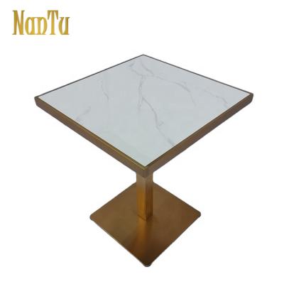 China New Modern Design Stainless Steel Bargaining Table for sale