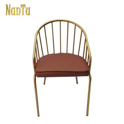 China OEM Luxury Nordic Design Stainless Steel Wedding Chairs Dining Chairs for sale