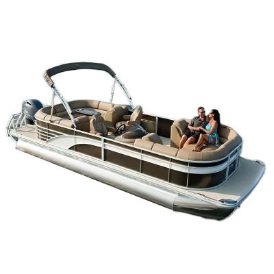 China Interesting Luxury High Quality Boat Party Boat Pontoon Boats 30ft Luxury Pontoon For Sale for sale