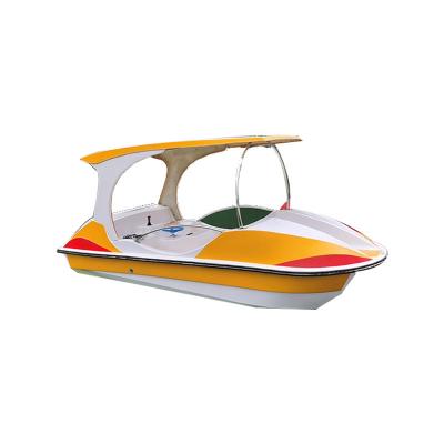 China Commercial Grade Low Price Electric Water Boat 4 Person Fiberglass Electric Boat for sale