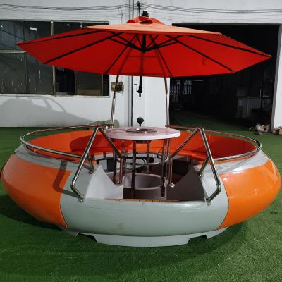 China Sea - River - Lake - Ocean Made In China Donuts Boat Barbecue Mount With Bold Guardrail for sale