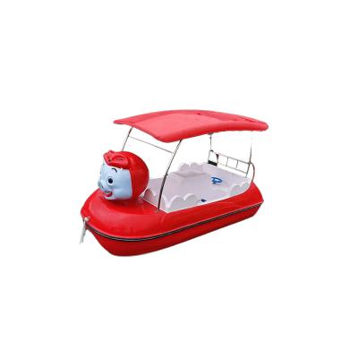 China Waterproof Convenient One Man / Person Water Boat Pedal Boat Of Operation With Slide for sale