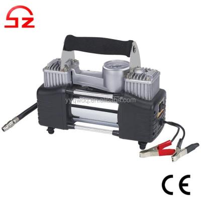 China Double camel cylinder car air compressor mini 12v 20*9*15CM for sale