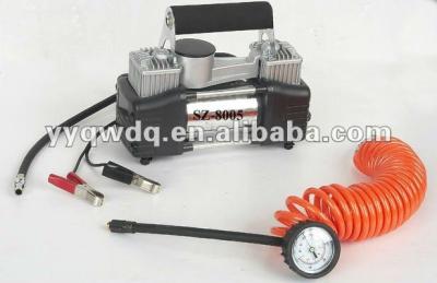 China Oil Free 12v Double Cylinder Tire Inflator (SZ-8005) for sale