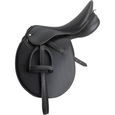 China Best Selling Durable Resistance Western Trail Leather Riding Saddles With Accessories for sale