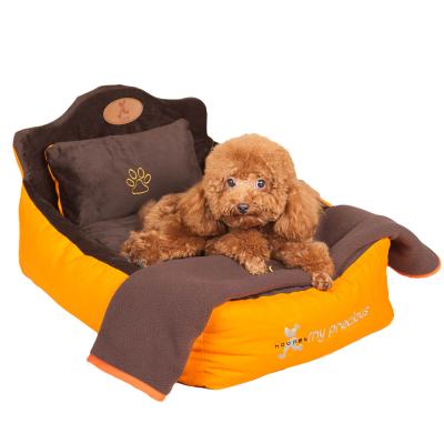 China Wholesale Viable Large Cat Bed Luxury Pet Beds Soft Washable Dog Cushion for sale