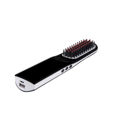 China Factory Electric Beard Straightener Brush Skin-Friendly Straightening Comb Beard Straightener for Men for sale