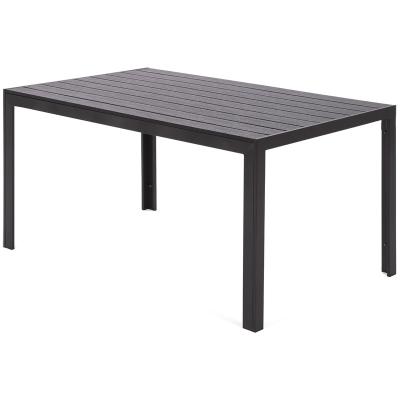 China All Weather Resistant Waterproof UV Resistant Furniture Outdoor Plastic Wood Dining Table for sale