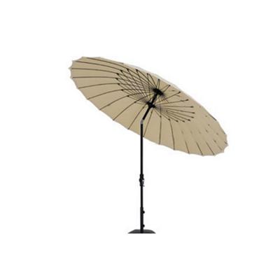 China All Weather Heavy Duty Outdoor Aluminum Shanghai Umbrella Fiberglass Umbrella Parasol 270cm for sale