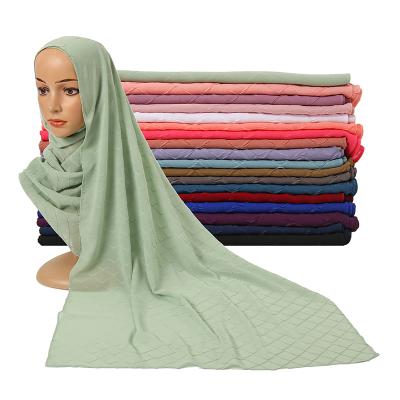 China Factory New Yiwu Women's Muslim Hot Turkey Muslim Wholesale Multicolor/Simple Chiffon Arabic Hijab Scarf for sale