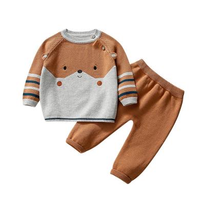 China China Manufacturer Customized Private Label Breathable Sweaters Toddler Boys Sweater Set for sale