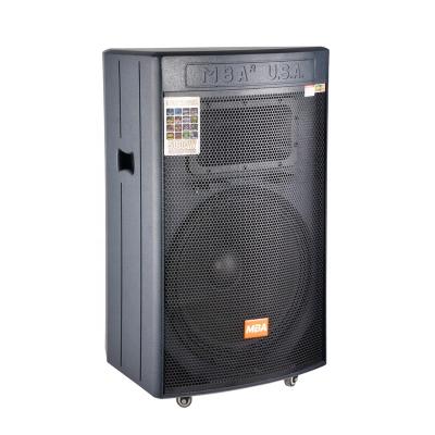 China MBA USA MDF Speaker Wireless Wooden Mode Audio Line Array 18 Inch Subwoofer Loudspeaker Active Professional Column Box Speaker for sale