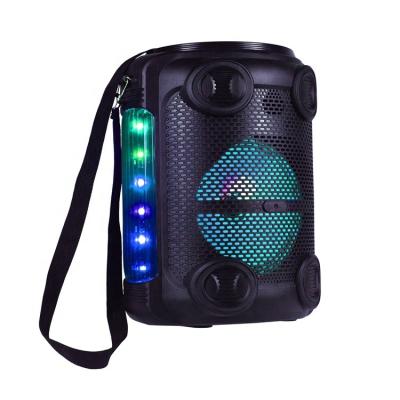 China LED Flashing Light 8 Inch Woofer Speaker Price Active Professional Speaker System Portable Speaker for sale