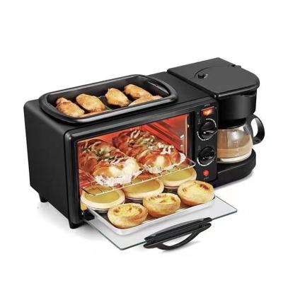 China Temperature Control Electric 3 in 1 Household Breakfast Machine Breakfast Maker Machine with Toast Oven for sale