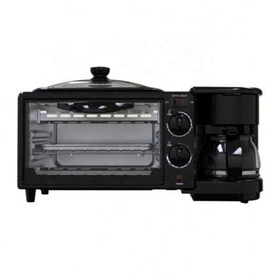 China Car multi-function electric stove, coffee machine ovens roasters, 3 in 1 breakfast makers for sale