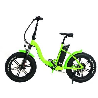 China Bafang Electric Rear Motor Fat Bike 20 Inch Folding Bike Aluminum Alloy With MOZO Suspension Aluminum Fork for sale