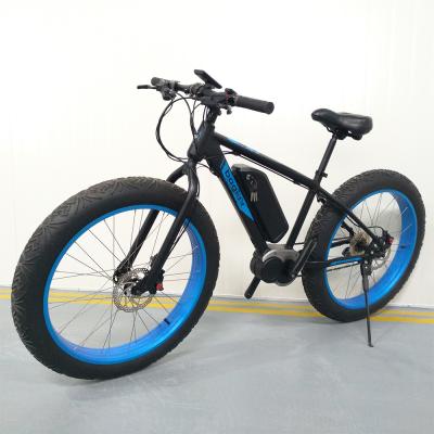 China Aluminum Alloy 48v 500w Chopper Tire Fat Exercise Bike Electric Mid Motor Drive for sale