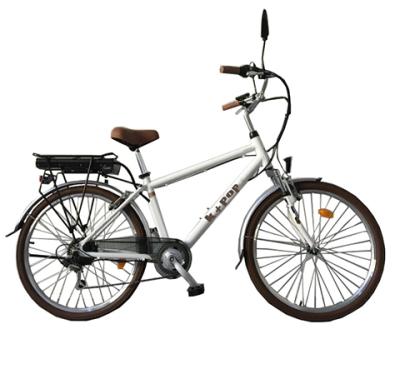 China Factory direct sale cheapest aluminum alloy 26 inch alloy man bike electric city electric bike for sale