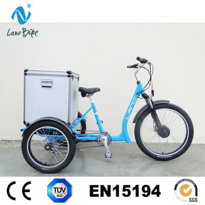 China Aluminum Alloy Front Wheel Motor 3 Wheel Delivery Electric Cargo Bike Chinese For Wholesale for sale