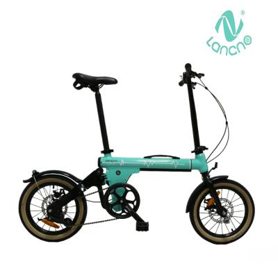 China Steel 2021 new products lightweight folding multifunctional folding bicycle bicycle factory direct sales for sale