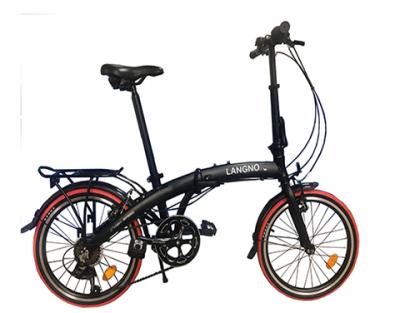 China 20 Inch Alloy Leopard Folding Street Bike Double Folding Bike for sale