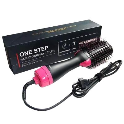 China Waterproof Electric Comb 3 IN 1 One Step Airbrush Hot Dryer with Straighter and Negative Ion Hot Air Hair Brush Volumizer for sale