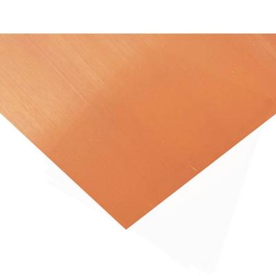 China Electrical Components Factory Copper Sheet Price Plate C1100 Pure Copper Sheet for sale