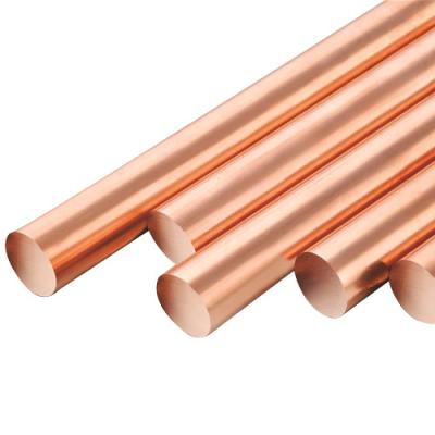 China Industry C10100/C101 Rod Pure Copper Round Busbar Flat Bar Raw Copper For Industry for sale