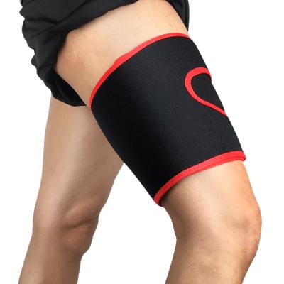 China Sweat Sports Injury And Recovery Lose Fat Neoprene Adjustable Upper Leg Wraps Compression Thigh Sleeve Trimmer for sale