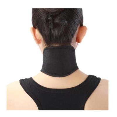 China New Products Health Care Pain Relief Easy Pull Hot Selling Magnetic Neck Brace, Self Heating Neck Support Belt for sale