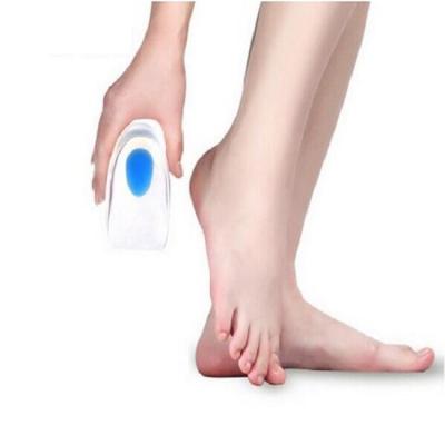 China PU Women Soft Silicone Gel Insoles, Half Foot Massager Care Heel Insole for sale